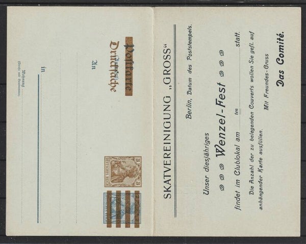 Ganzsache PZD 4  (0555)