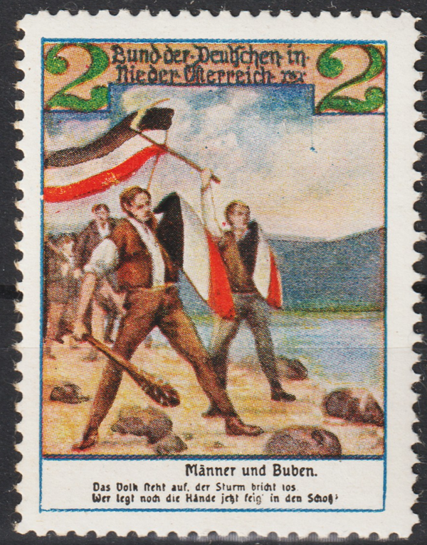 Vignette, Reklamemarke "Bund der Deutschen in Nieder-Österreich"   (0560)