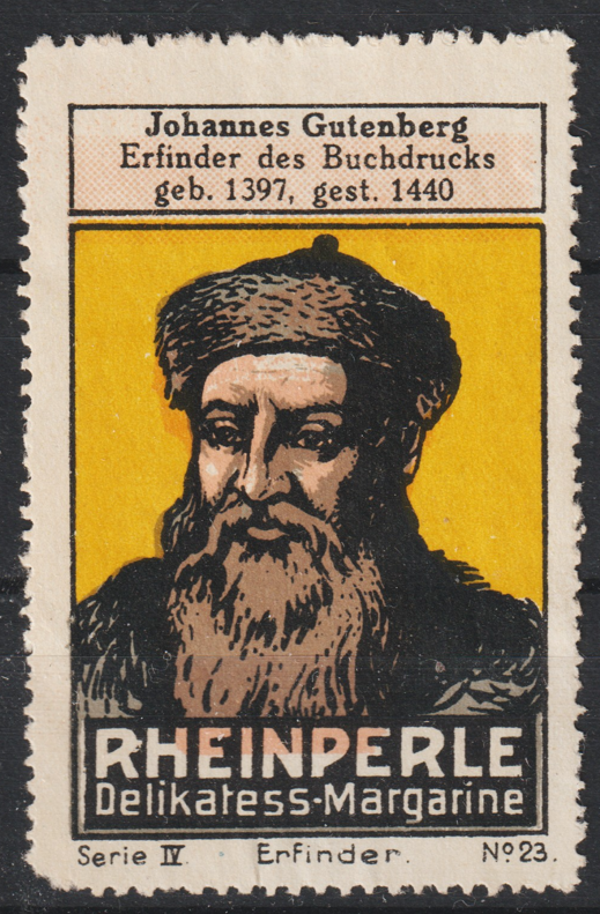 Vignette, Reklamemarke "Reinperle Delikates-Margarine"  (0560)