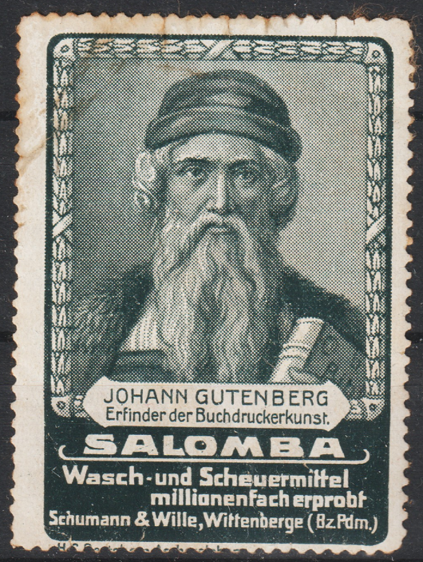Vignette, Reklamemarke "Salomba Wasch- und Scheuermittel"   (0560)