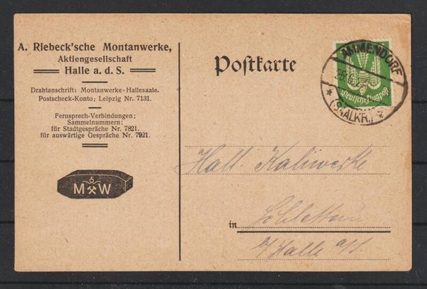 A. Riebeck'sche Montanwerke AG, Halle (Saale) AMMENDORF  (0644)
