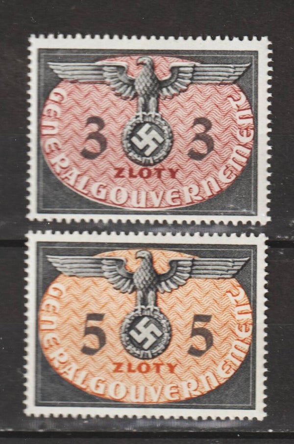 Generalgouvernement MiNr. D 14 + D 15 postfrisch ** (0260)