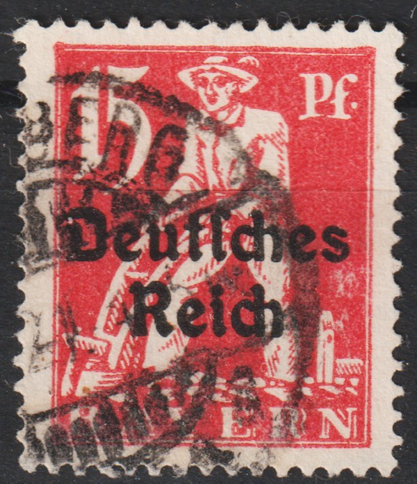 MiNr. 121 gestempelt, geprüft   (0708)