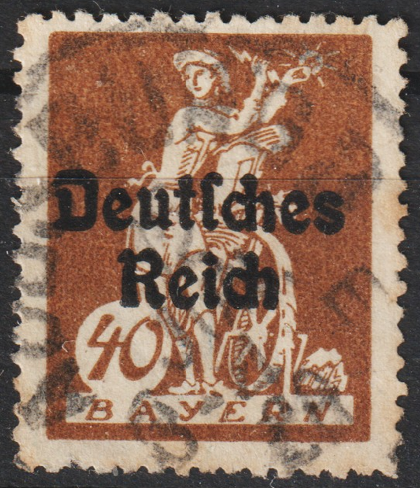 MiNr. 124 gestempelt, geprüft   (0708)