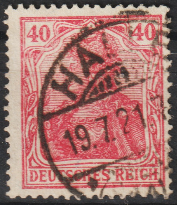 MiNr. 145 II gestempelt, geprüft   (0708)