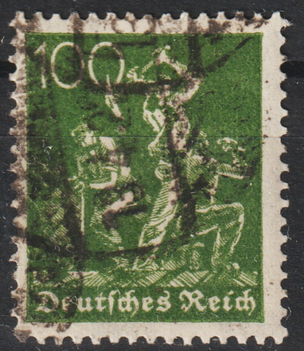 MiNr. 187 a gestempelt, geprüft   (0708)