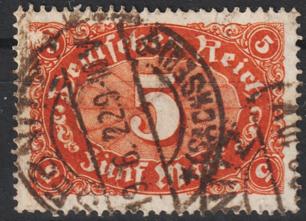 MiNr. 194 a gestempelt, geprüft   (0708)