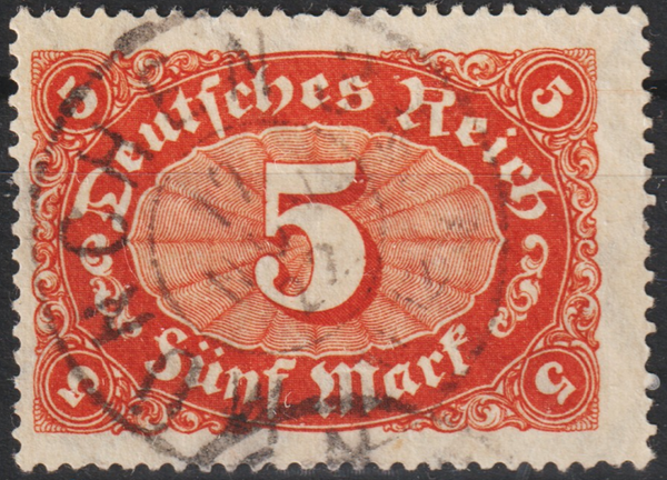 MiNr. 194 a gestempelt, geprüft   (0708)