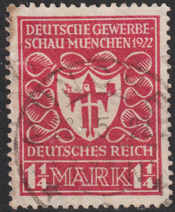 MiNr. 199 gestempelt, geprüft    (0708)