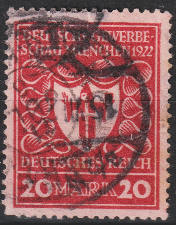 MiNr. 204 a gestempelt, geprüft    (0708)