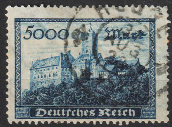 MiNr. 261 a gestempelt, geprüft    (0708)