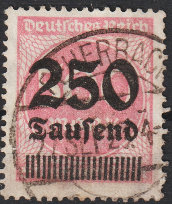 MiNr. 295 gestempelt, geprüft    (0708)