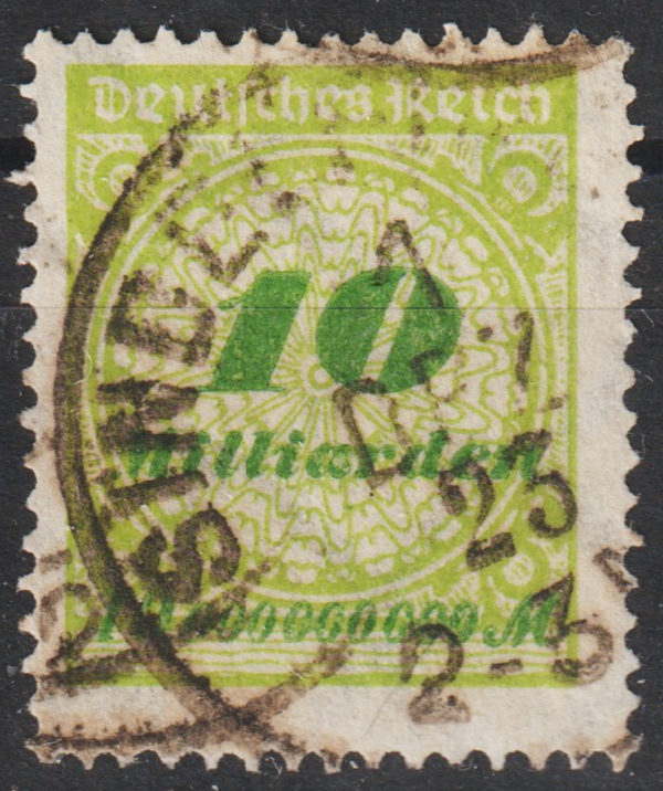 MiNr. 328 gestempelt, geprüft    (0708)