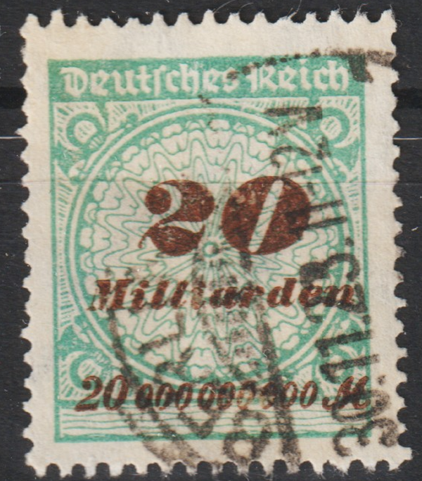 MiNr. 329 P gestempelt, geprüft    (0708)