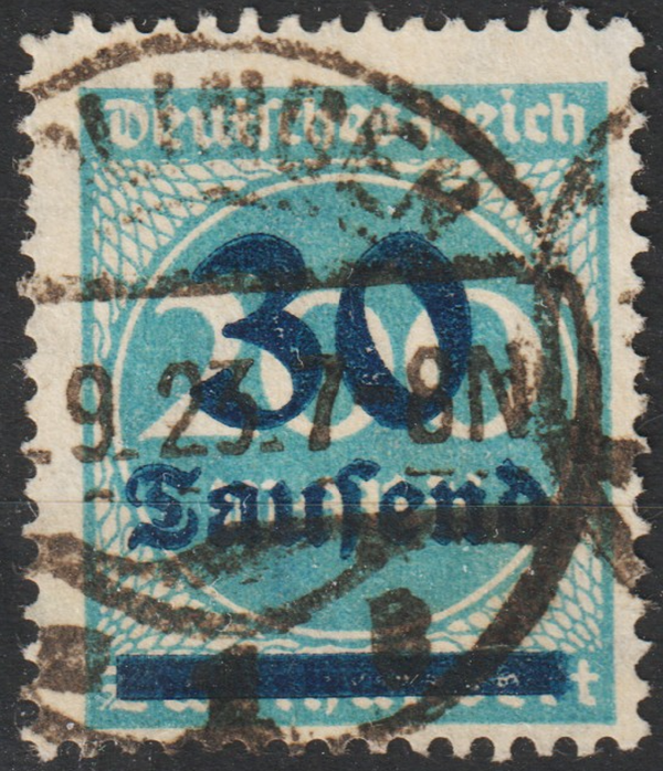 MiNr. 285 gestempelt, geprüft  (0725)