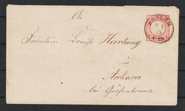 Ganzsache U 5 IA  ARTERN  2.4.75   (0735)