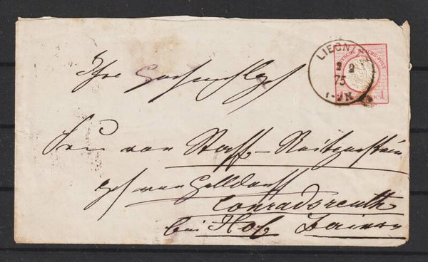 Ganzsache U 5 IA LIEGNITZ 2.2.75  (0735)