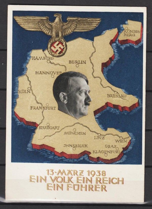 Propaganda Karte "Ein Volk ein Reich ein Führer"  (0742)