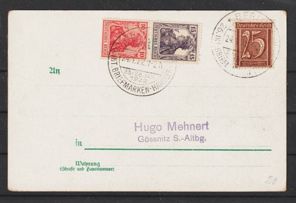 ZD MiNr. S 9 Litho "Gruss aus Dresden"  SST  (0759)