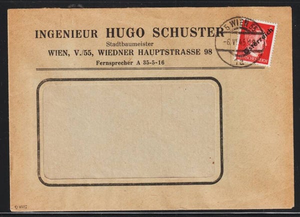 MiNr. 786 auf Brief Aufdruck ÖSTERREICH (0766)