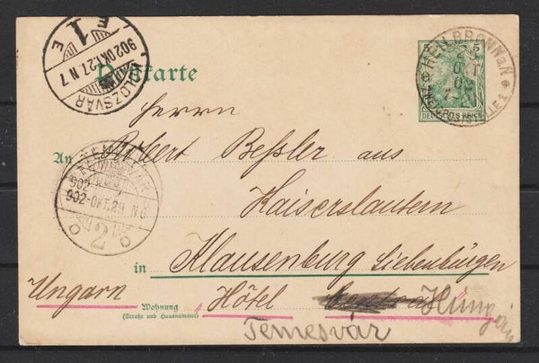Ganzsache P 58  HEILBRONN a.N. Zweigpoststelle 25.OKT.02  (0769)