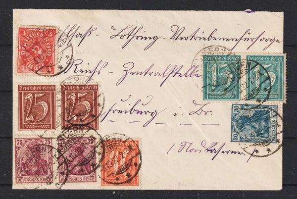 portogerechte Mischfrankatur  KANDERN 3.10.22  (0772)