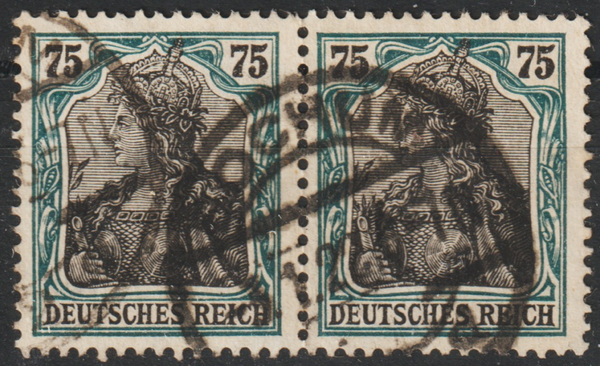 MiNr. 104 b gestempelt, geprüft  (0775)