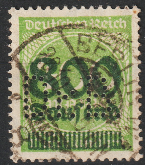 MiNr. 306 gestempelt, geprüft  (0775)