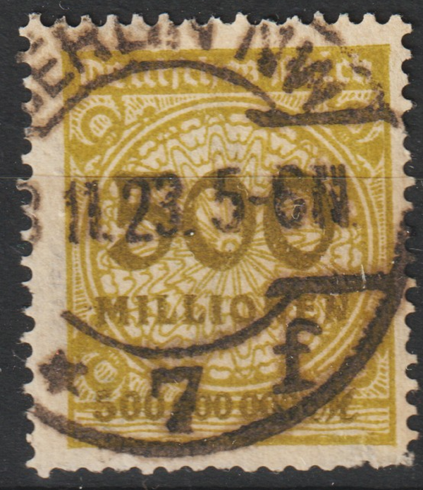 MiNr. 324 W gestempelt, geprüft (0775)