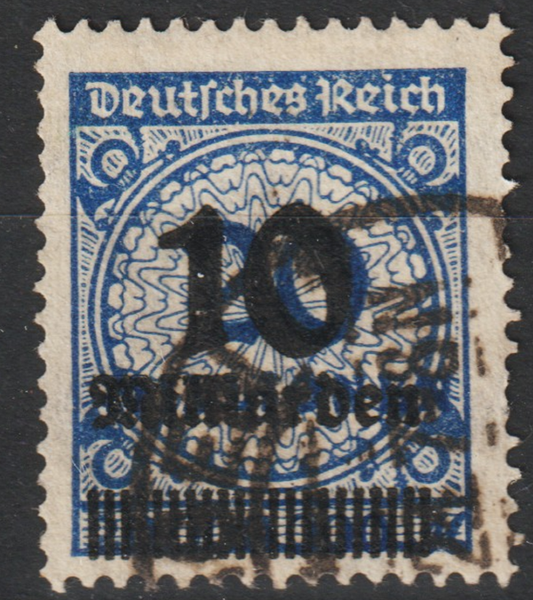 MiNr. 335 gestempelt, geprüft  (0775)
