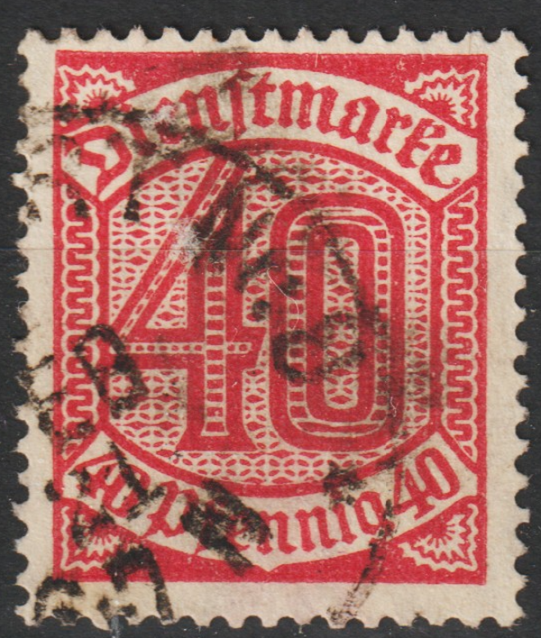 MiNr. D 28 gestempelt, geprüft  (0775)