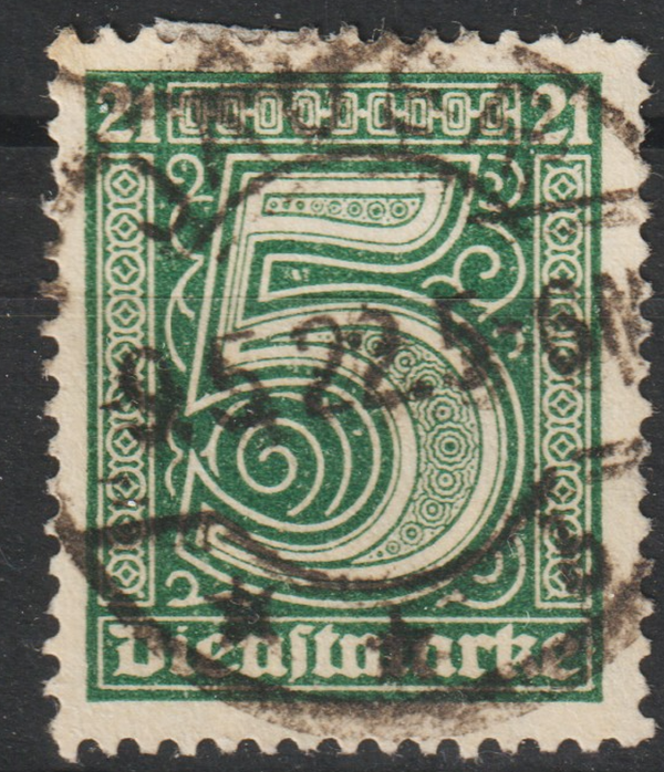 MiNr. D 16 gestempelt, geprüft (0776)