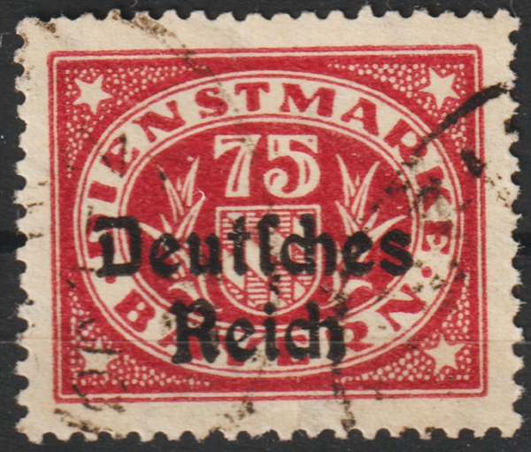 MiNr. D 43 gestempelt, geprüft   (0776)