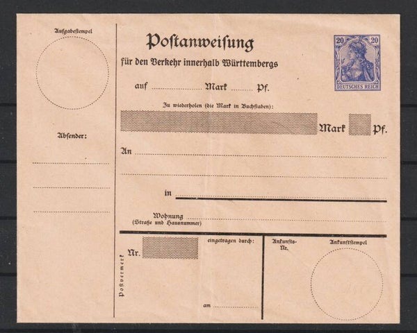 Postanweisung AU 50  (0755)