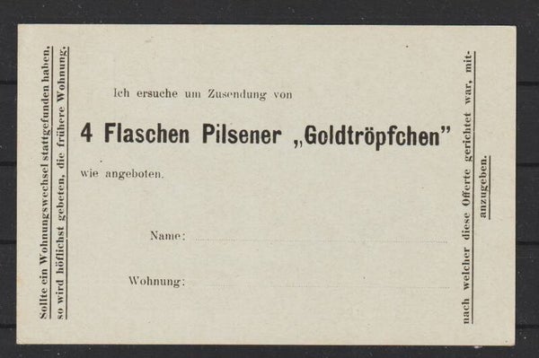 Ganzsache PP "Firma H. Lange Berlin"  (0806)