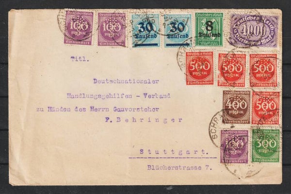 portogerechte Mischfrankatur Brief  PP17  18.9.23  (0811)