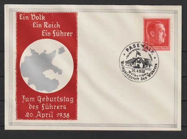 1938 Propaganda Umschlag Ein Volk Ein Reich Ein Führer  (0822)