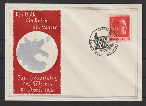 1938 Propaganda Umschlag Ein Volk Ein Reich Ein Führer  (0824)