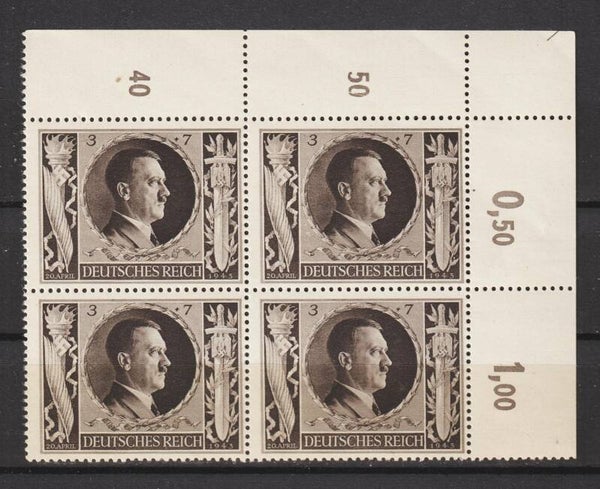 MiNr. 844 postfrische ** Bogenecke