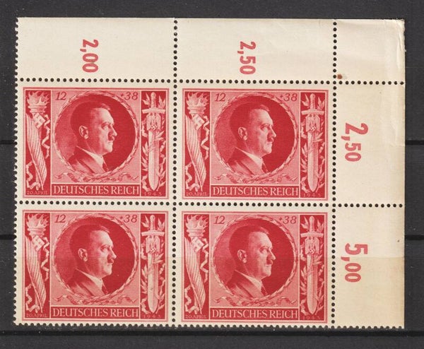 MiNr. 847 postfrische ** Bogenecke