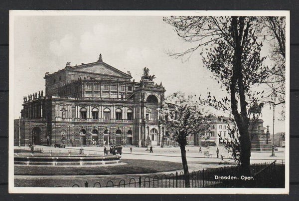 MiNr. 544 auf AK "Oper" DRESDEN 9.9.35   (0854)
