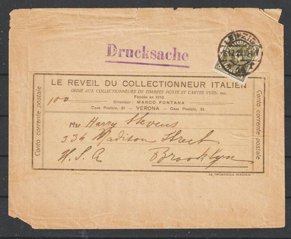 MiNr. 229 portogerechte Drucksache LEIPZIG  8.12.22  (0869)