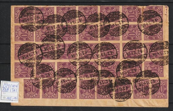 MiNr. D 29 MiF mit D 68  (0932)