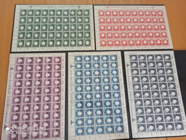 Generalgouvernement MiNr. 105-109 postfrisch ** Bogen-Satz