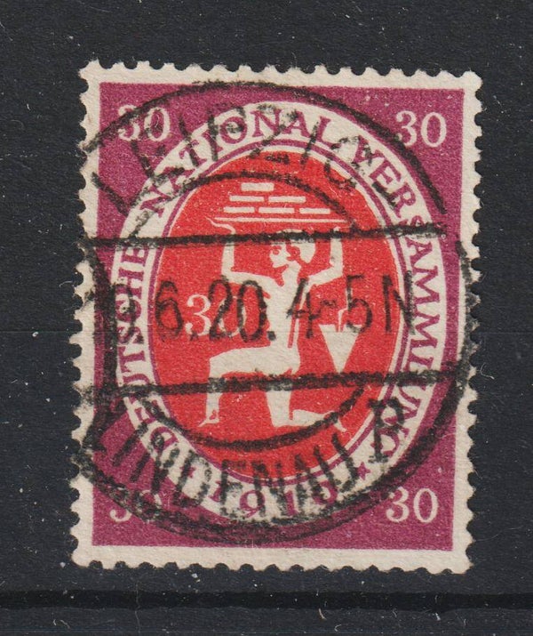 MiNr. 110 a gestempelt, geprüft