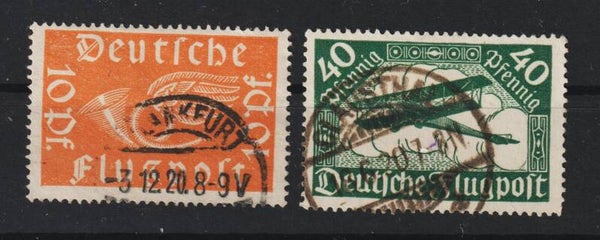MiNr. 111-112 gestempelt