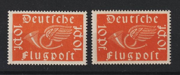 MiNr. 111 a + b postfrisch, b geprüft