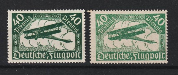 MiNr. 112 a + b postfrisch, b geprüft