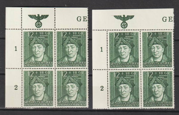 Generalgouvernement MiNr. 120 dgz/ndgz postfrische ** Bogenecken