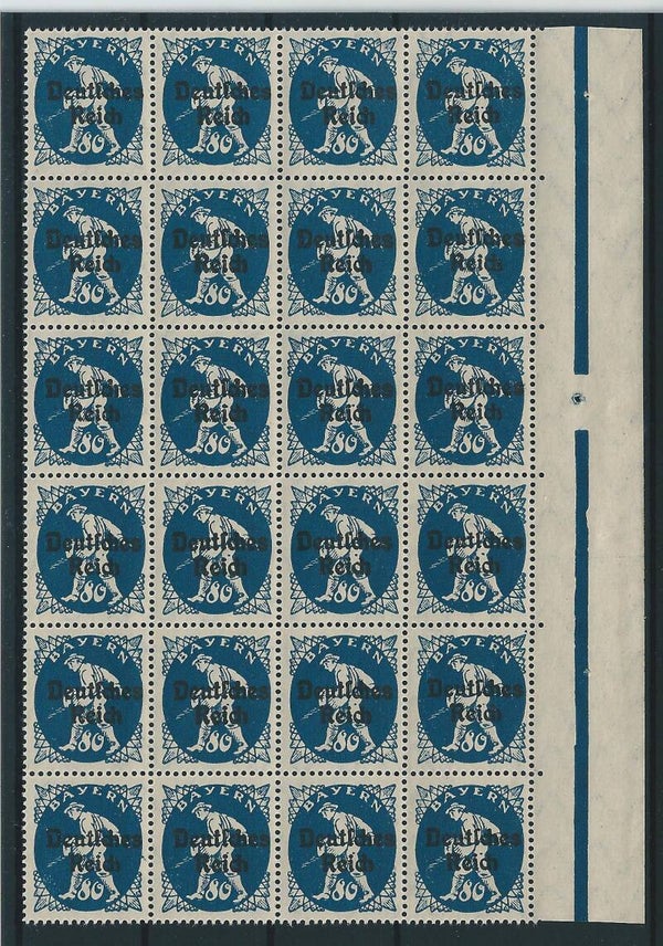 MiNr. 128 postfrisch ** Einheit mit 24 Marken